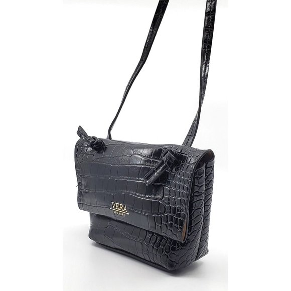 New Vera New York Black Women's Genny Vegan - Picture 2 of 4